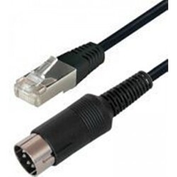 8 Pin Din M – Rj45 1.8m Black