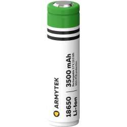 Armytek 18650 Li-Ion 3500mAh battery / Protected / Rechargeable – Batteri