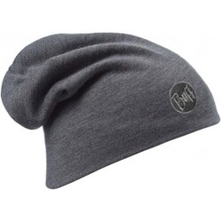 Heavyweight Merino Wool Loose Hat – Solid Grey