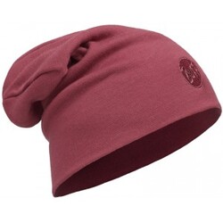 Merino Wool Loose Fit Thermal Hat – Solid Tibetan Red