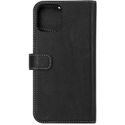 Essentials Iphone 12/12 Pro, Leather Wallet,detachable, Black – Cover