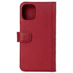 Essentials Iphone 12 Mini, Leather Wallet, Detachable, Red – Mobilcover
