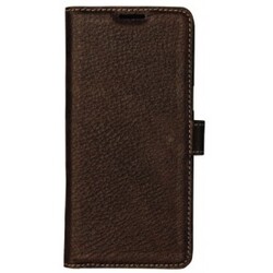 Galaxy S8, Læder wallet 3 kort, brun – Mobilcover