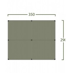 Bitihorn Pro Tarp 3,5×2,9 green
