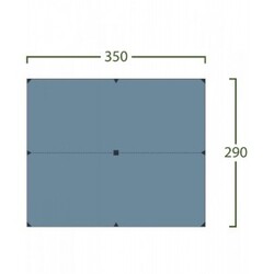 Bitihorn Superlight Tarp 3,5×2,9 blue