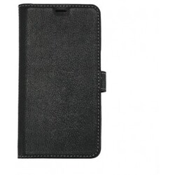 iPhone 11, Læder wallet aftagelig, sort – Mobilcover