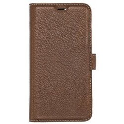 iPhone 11 Pro, Læder wallet aftagelig, brun – Mobilcover