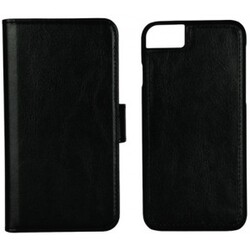iPhone 6/7/8/SE (2020), PU wallet 3 kort aftagelig, sort – Mobilcover