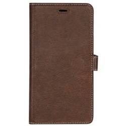 iPhone XR, Læder wallet aftagelig, brun