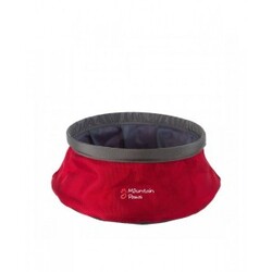 Collapsible Water Bowl, Large – Red