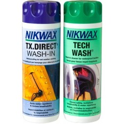 Nikwax Twinpack Tech Wash/tx-direct – Neutral – Str. 2×300 ml – Imprægnering