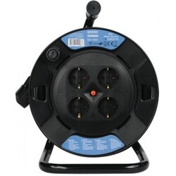 Nq Power Kabeltromle Safety Plug, H05vv-f 3×1,5mm, 25m – Kabel