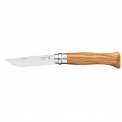Opinel N°8 Stainless 8,5 cm. oliven