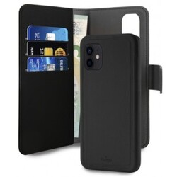 Puro Iphone 12/12 Pro Ecoleather Wallet Detach Blac – Mobilcover