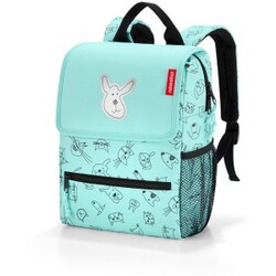 Reisenthel Backpack Kids Cats And Dogs Mint – Rygsæk