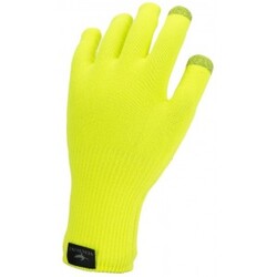 Sealskinz Waterproof All Weather Ultra Grip Knitte – Neon Yellow – Str. M – Handsker