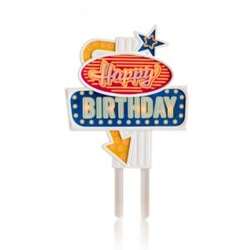 Flashing Cake Topper