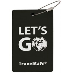 Travelsafe Address Labels Travelsafe – Black – Str. Stk. – Rejseudstyr