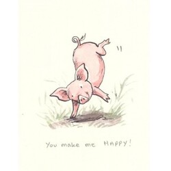 Greeting Card, You Make Me