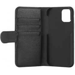Essentials Iphone 12 Mini, Pu Wallet, 3 Cards, Black – Mobilcover