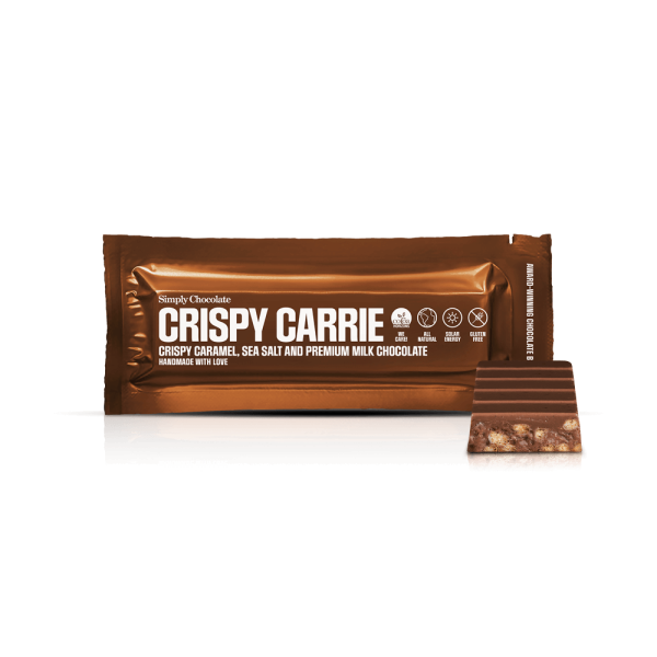 Crispy Carrie | Knasende karamel, havsalt og premium mælkechokolade