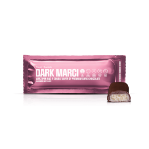 Dark Marci | Marcipan og et dobbelt lag premium mørk chokolade