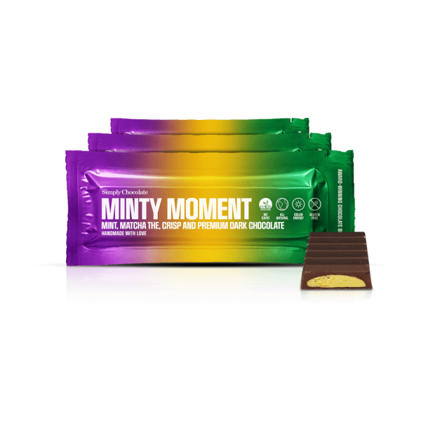 Minty Moment 12-pack | Mint, matcha the, crisp og premium mørk chokolade