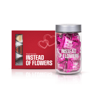 Instead of Flowers Pack – Æske + Glas | Gaven med garanti for stort smil og taknemmelighed