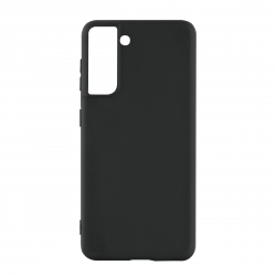 Essentials Samsung Galaxy S21 Tpu Back Cover, Black – Mobilcover