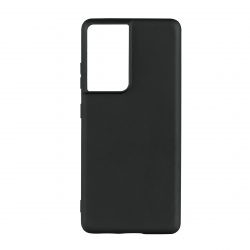 Essentials Samsung Galaxy S21 Ultra Tpu Back Cover, Black – Mobilcover
