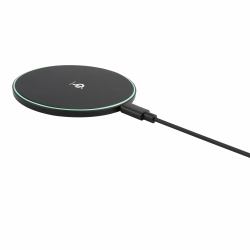 Essentials Qi Wireless Charger 10w, Usb-c Cable 1m, Led Ring – Oplader