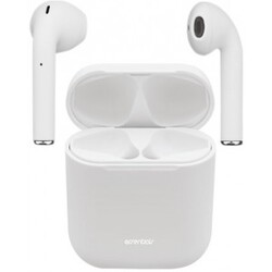 True Wireless Stereo semi-in-ear øretelefoner, mat hvid – Høretelefon