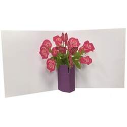 Pop-up Card Roses