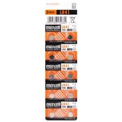 Maxell Alkaline LR41 AG3 1,5V batterier – 10 stk.
