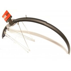 Skærmsæt 700c 45mm Matsort Rustfrit Tilbehør – Cykelskærm