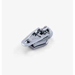 Zlideon Narrow Zipper M – Silver – Str. M – Lynlås