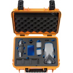 B&W Outdoor Cases BW Outdoor Cases Type 3000 for DJI Air 2S + Mavic Air 2 Fly More Combo, up to 5 batteries Orange – Kuffert