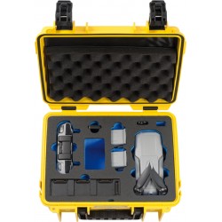 B&W Outdoor Cases BW Outdoor Cases Type 3000 for DJI Air 2S + Mavic Air 2 Fly More Combo, up to 5 batteries Yellow – Kuffert