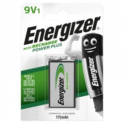 Energizer Rech 9V 175mAh 1 pack – Batteri