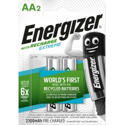 Energizer Recharge Extreme Eco AA 2300mAh 2 pack – Batteri