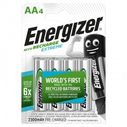 Energizer Recharge Extreme Eco AA 2300mAh 4 pack – Batteri