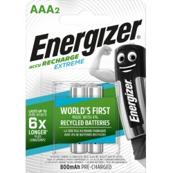 Energizer Recharge Extreme Eco AAA 800mAh 2 pack – Batteri