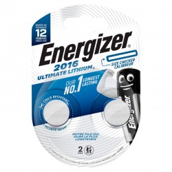 Energizer Ultimate Lithium CR2016 2 pack – Batteri