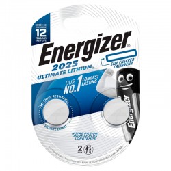 Energizer Ultimate Lithium CR2025 2 pack – Batteri