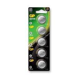 GP Lithium 3V CR2430 Knapcelle Batteri – 5 stk.