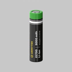 Armytek 21700 Li-ion 5000mah Battery / Without Pcb / Rechargeable – Batteri