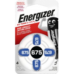 Energizer Hearing Aid 675 -4 pack – Batteri