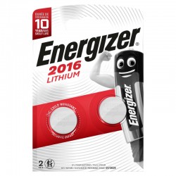 Energizer Lithium Miniature CR2016 2 pack – Batteri