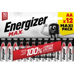 Energizer Max AA 12 Pack – Batteri