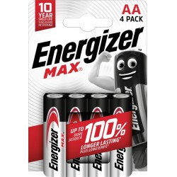 Energizer Max AA 4 Pack – Batteri